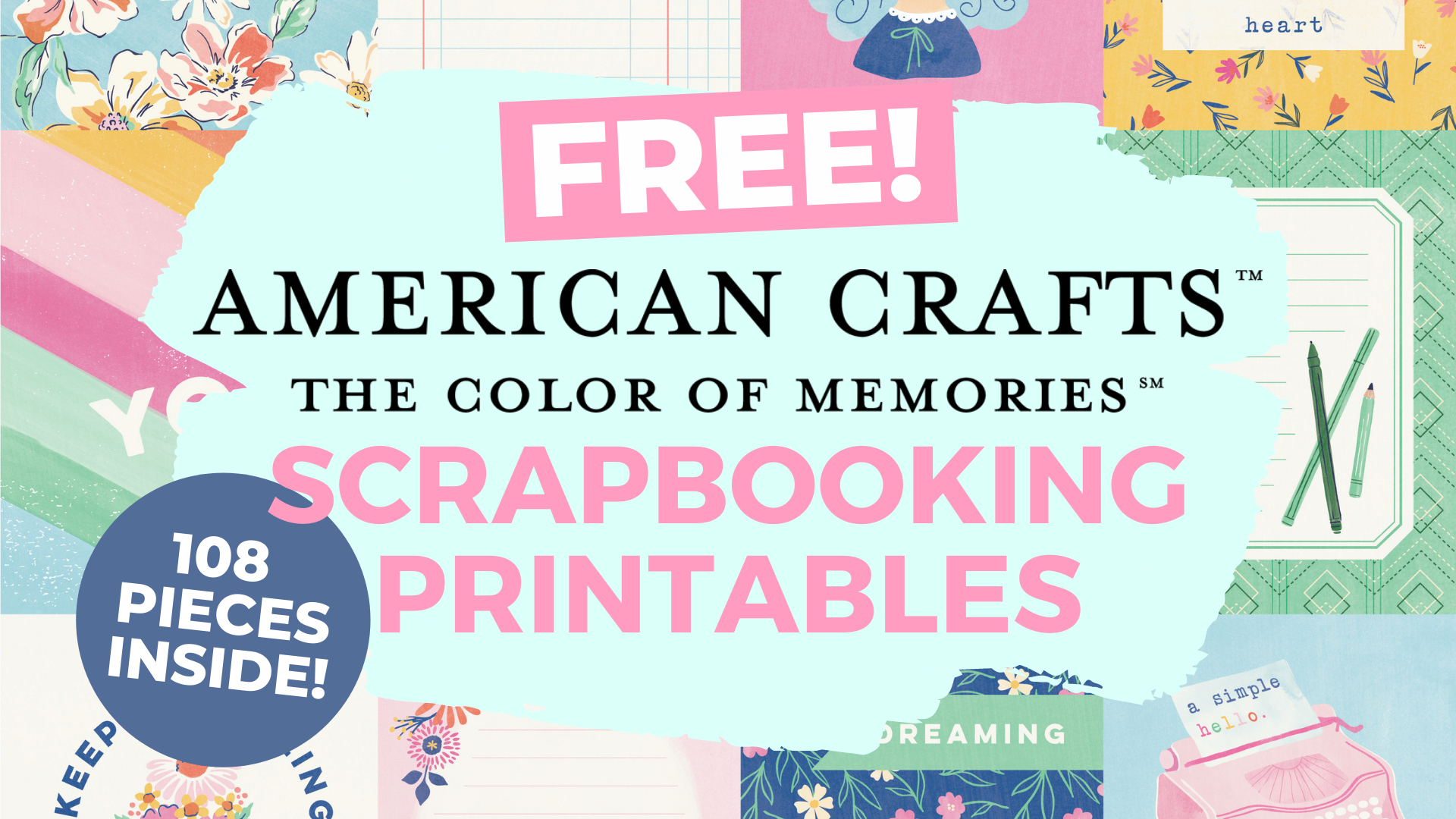 free printable scrapbook free printable scrapbook