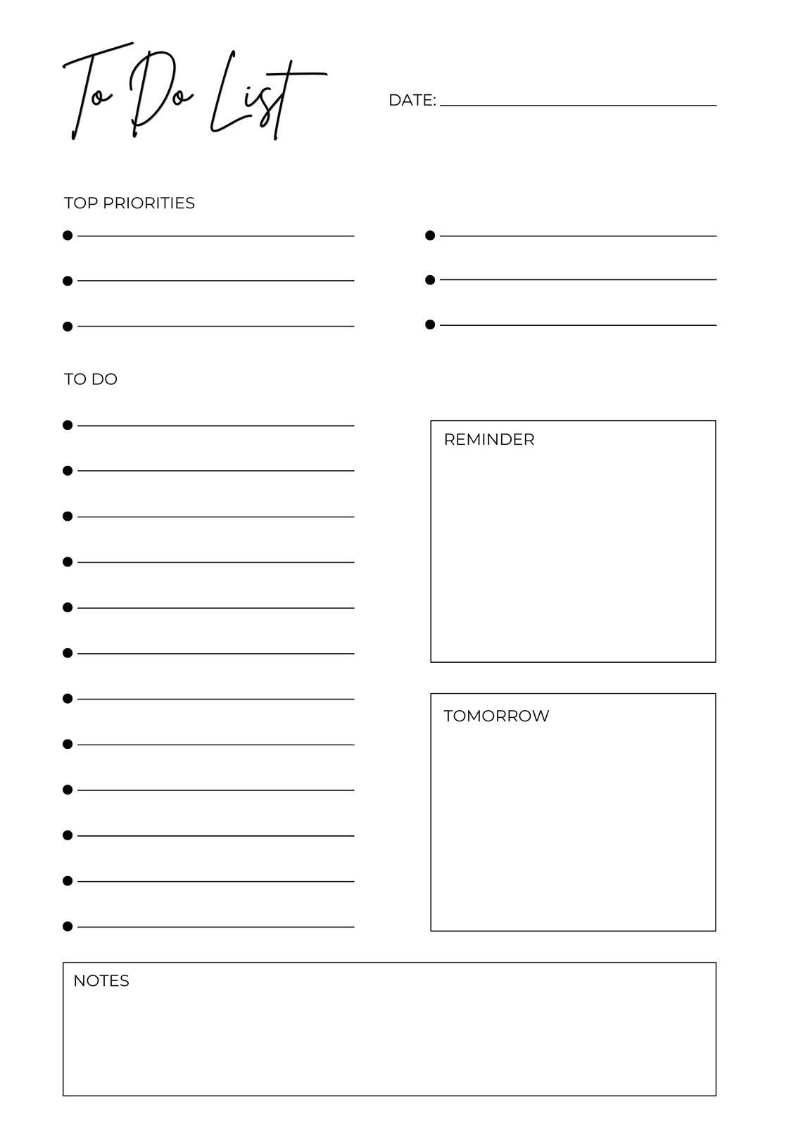 free printable to do today free printable to do today