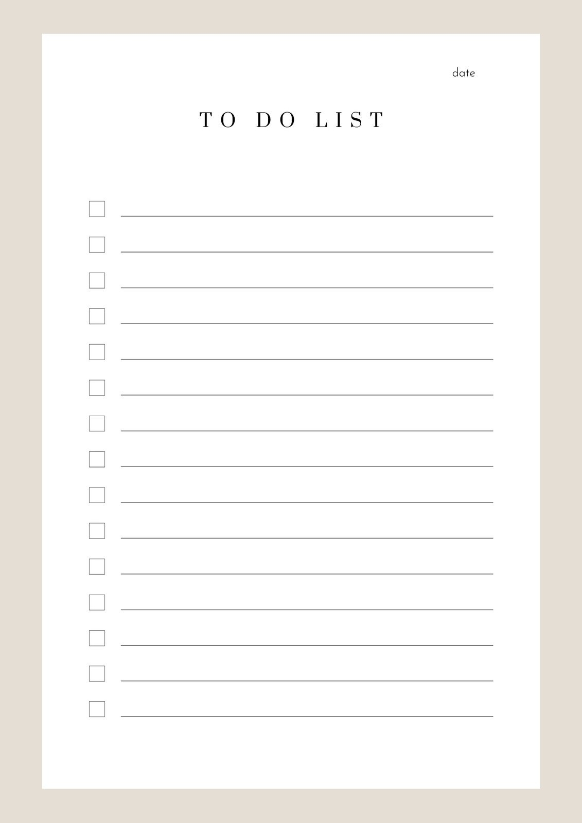 Free And Customizable To Do List Templates Free And Customizable To Do List Templates