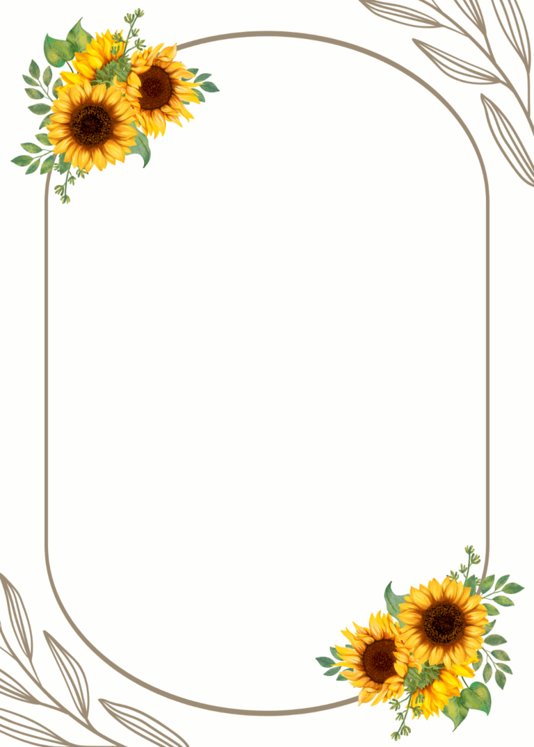 Free Border Invitation Templates Editable And Printable