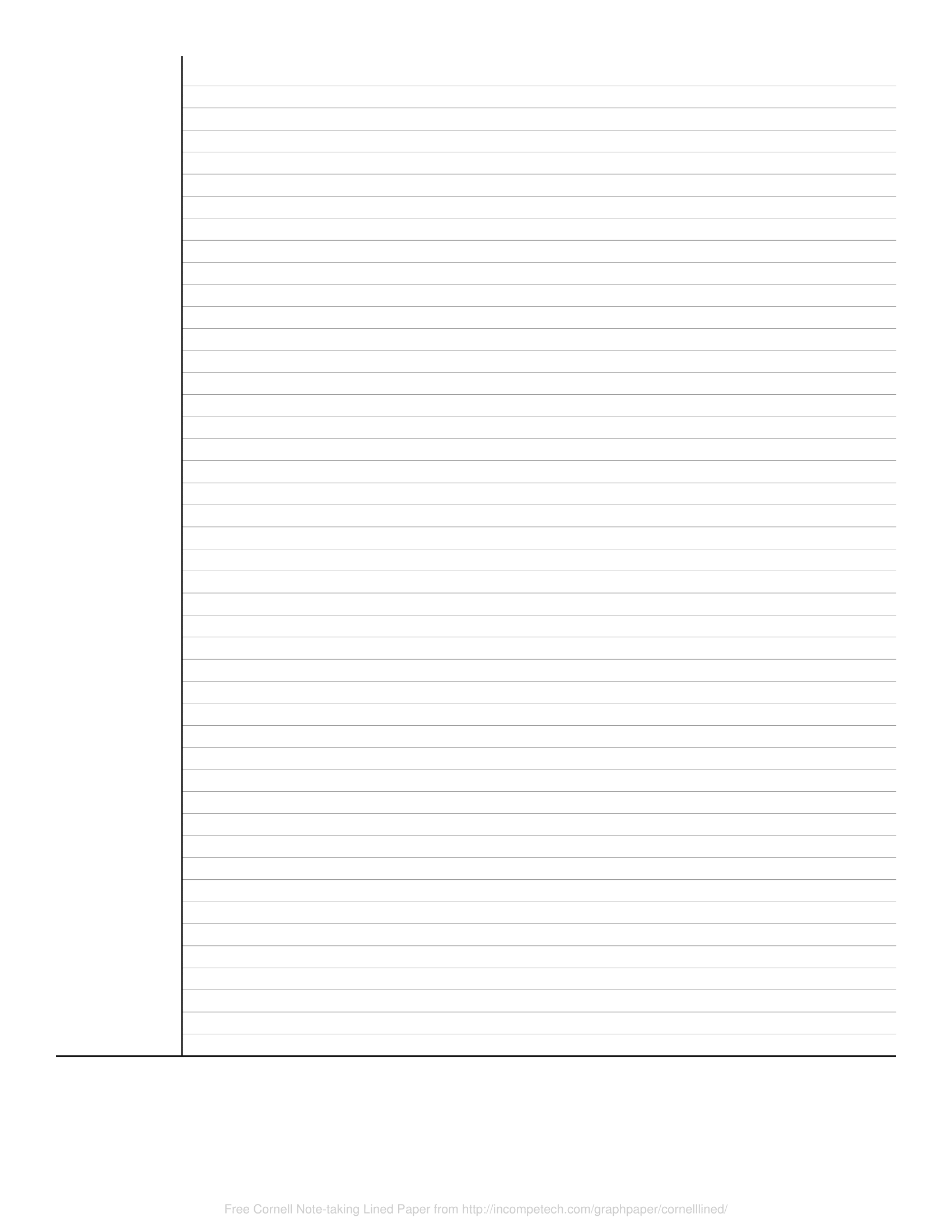 Free Online Graph Paper Cornell Note taking Lined Free Online Graph Paper Cornell Note taking Lined