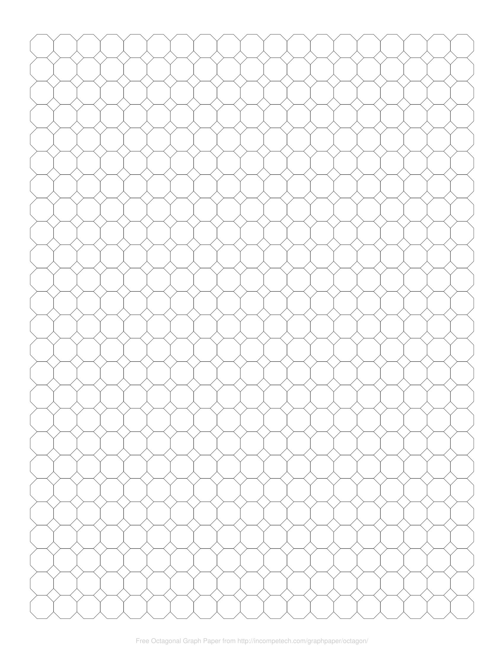 Free Online Graph Paper Octagonal