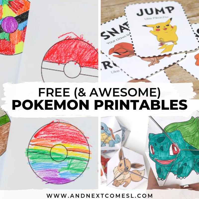 Free Pokemon Printables For Kids And Next Comes L Hyperlexia  Free Pokemon Printables For Kids And Next Comes L Hyperlexia