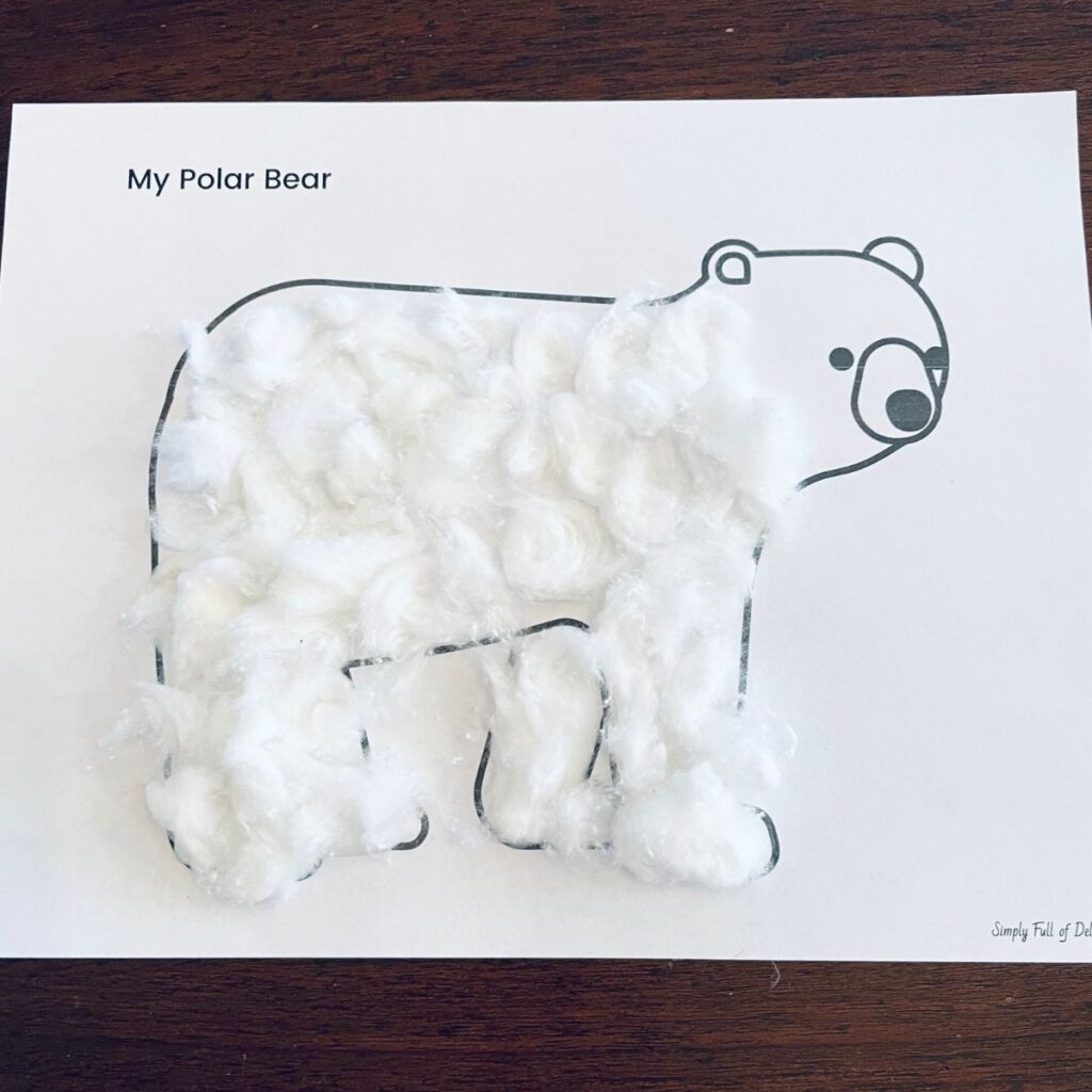 Free Polar Bear Printable with Craft Ideas Simply Full Of Delight Free Polar Bear Printable with Craft Ideas Simply Full Of Delight