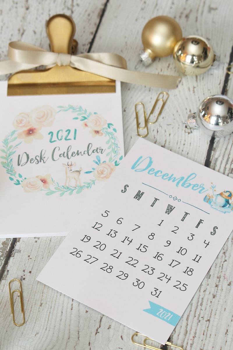 Free Printable 2021 Desk Calendar Clean And Scentsible Free Printable 2021 Desk Calendar Clean And Scentsible