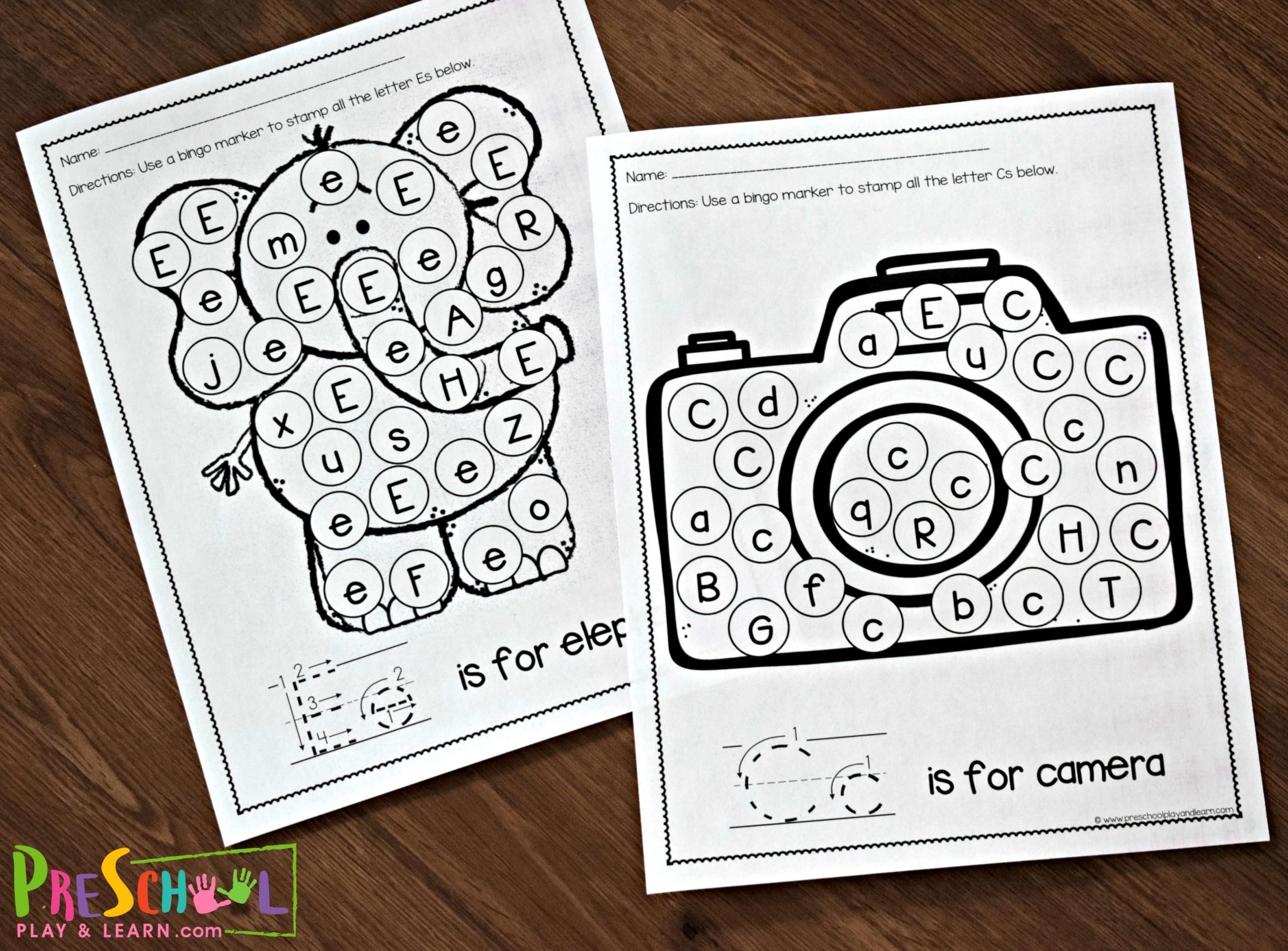 free printable preschool worksheets practice letters a e
