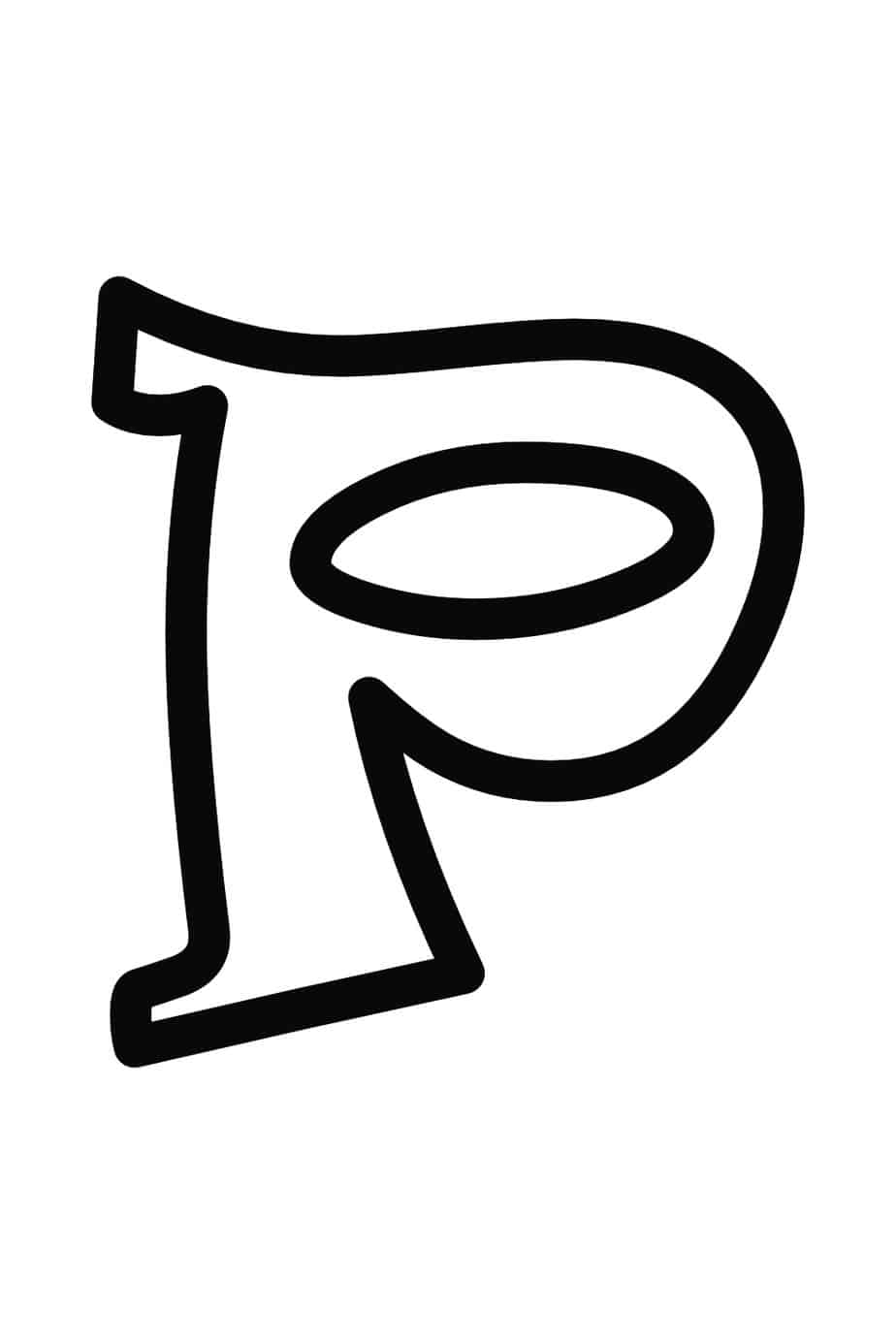 Free Printable Bubble Letter P Bubble Alphabet Letters