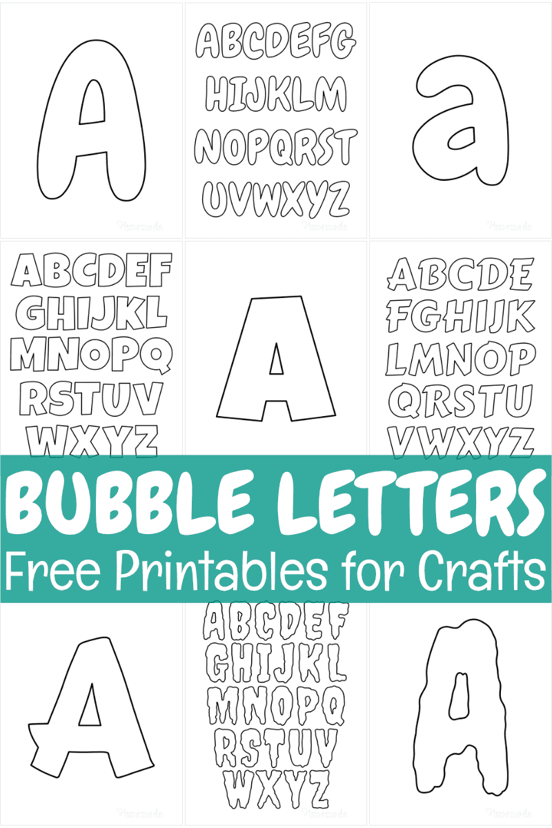 printable bubble letters