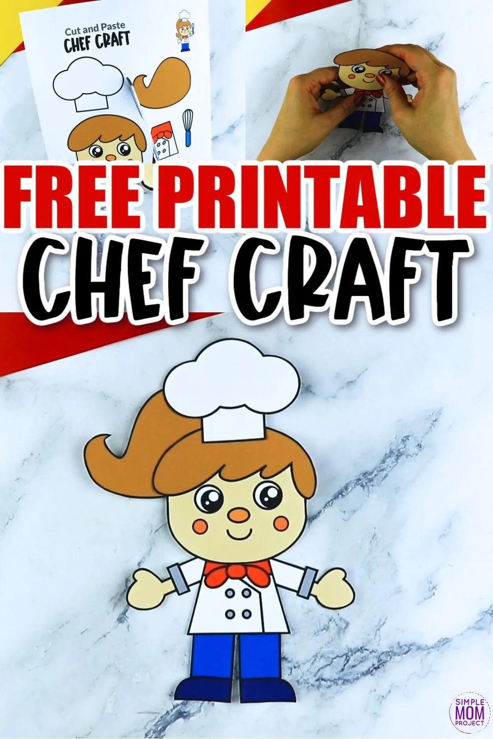 Free Printable Chef Craft Template Simple Mom Project Free Printable Chef Craft Template Simple Mom Project