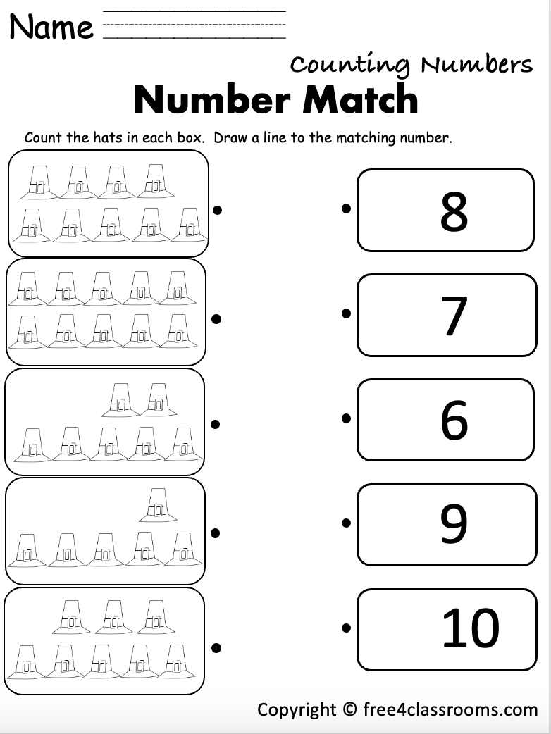 free printable pre kindergarten worksheets