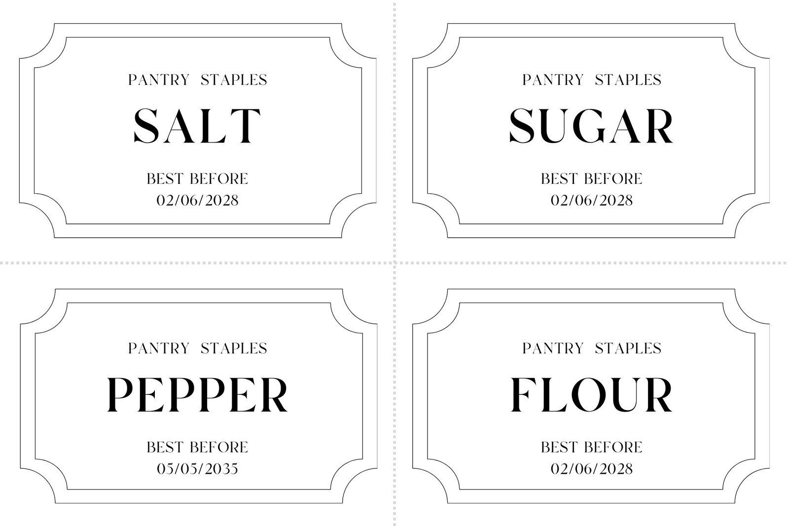 free printable labels blank desk label
