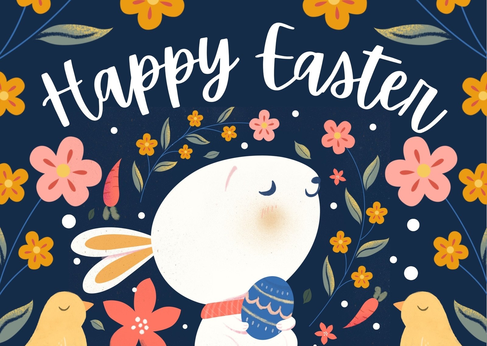 Free Printable Customizable Easter Card Templates Canva