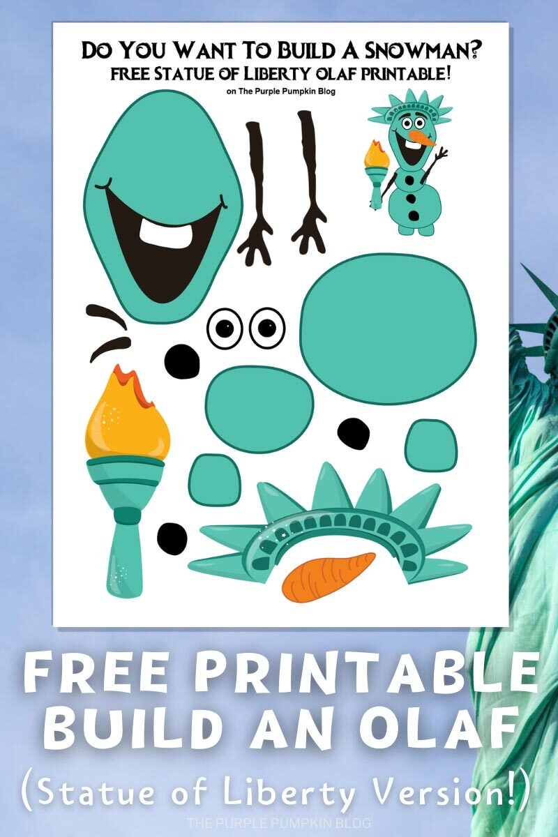 Free Printable Do You Want To Build An Statue Of Liberty Olaf  Free Printable Do You Want To Build An Statue Of Liberty Olaf