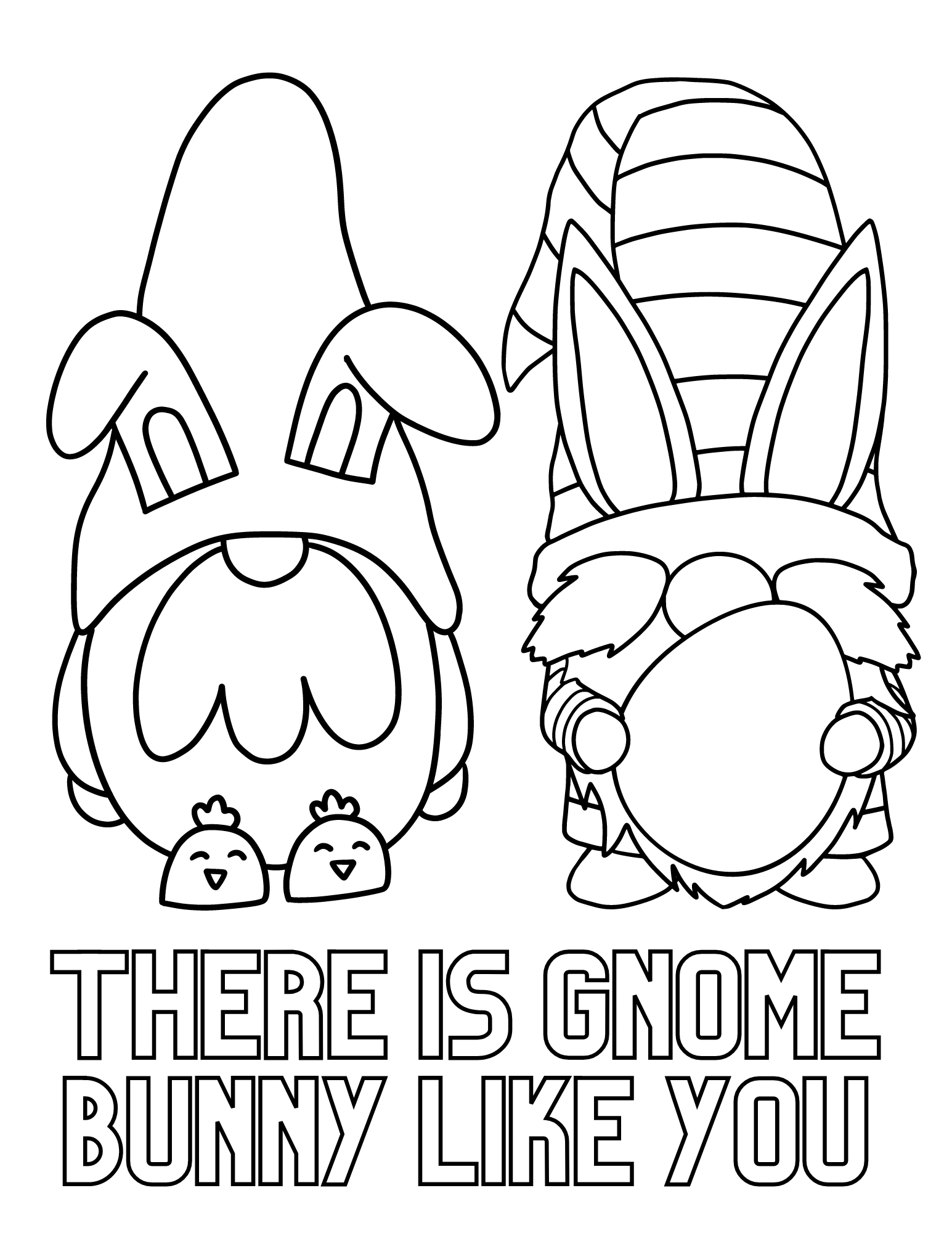 Free Printable Easter Gnomes Coloring Pages Two Kids And A Coupon