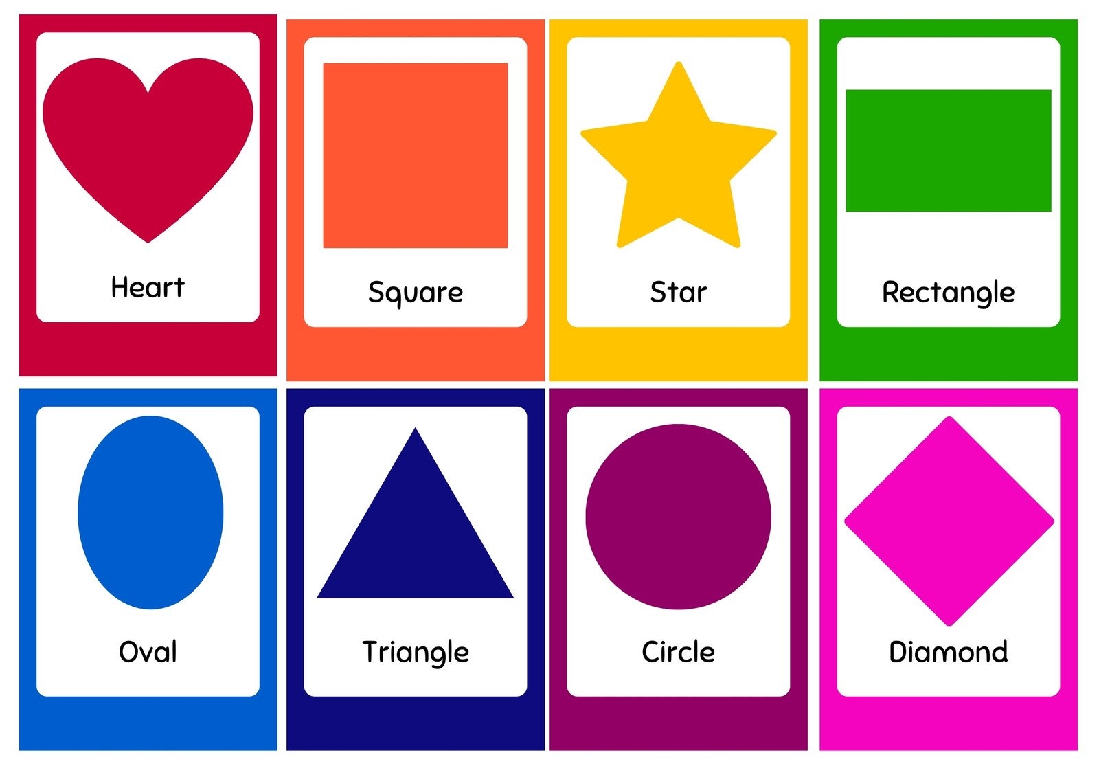 Free Printable Flashcard Templates You Can Customize Canva Worksheets Library