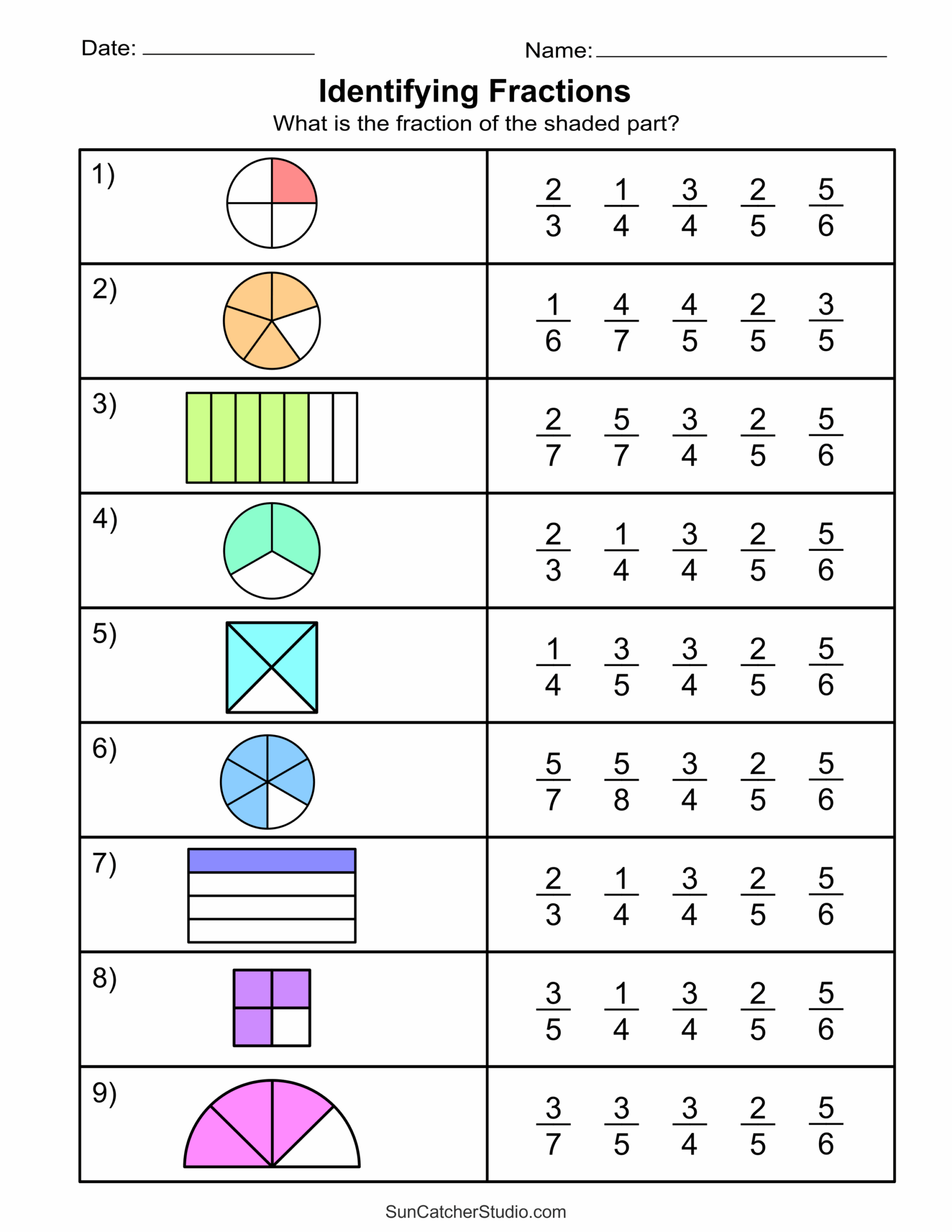 Free Printable Fractions Worksheets Comparing U0026 Identifying Free Printables Monograms Design Tools Patterns U0026 DIY Projects Free Printable Fractions Worksheets Comparing U0026 Identifying Free Printables Monograms Design Tools Patterns U0026 DIY Projects