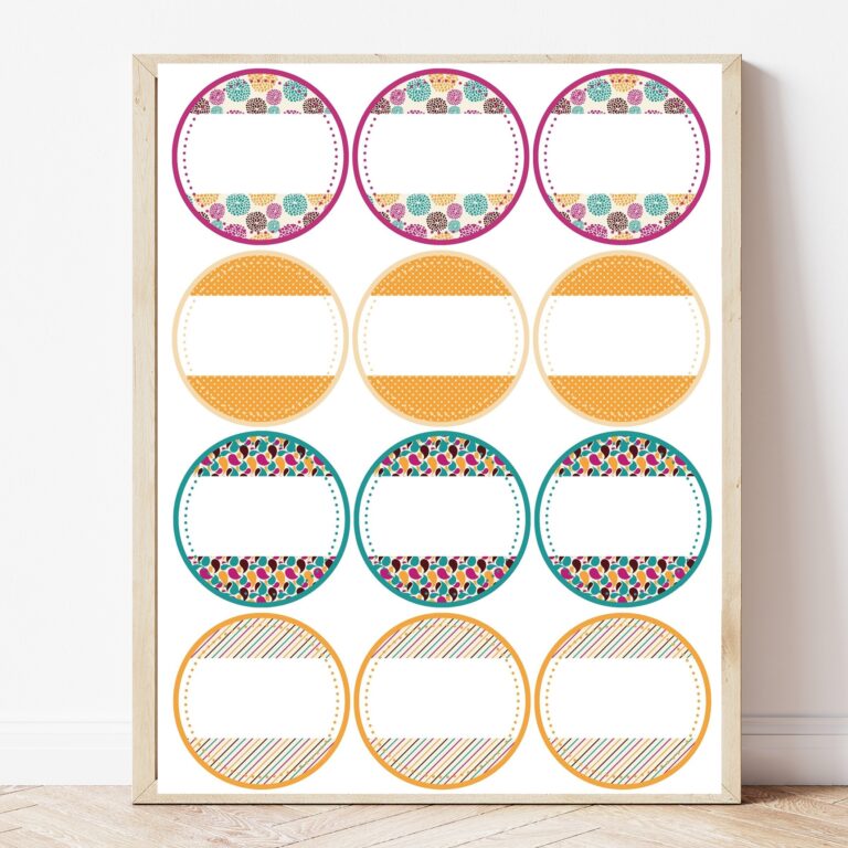 Free Printable Labels Sweet Pea