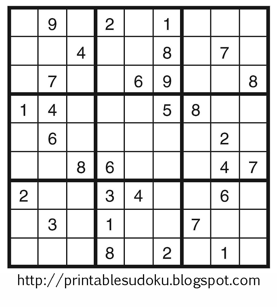 Free Printable Large Print Sudoku Puzzles Larrylorodcturta1982 s Ownd