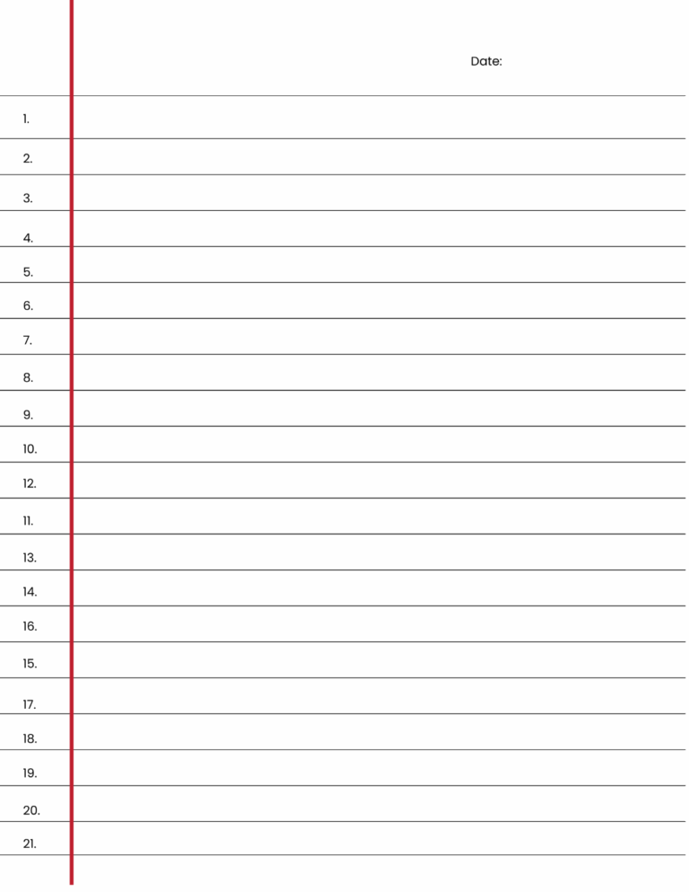 Free Printable Lined Paper Templates To Customize Online