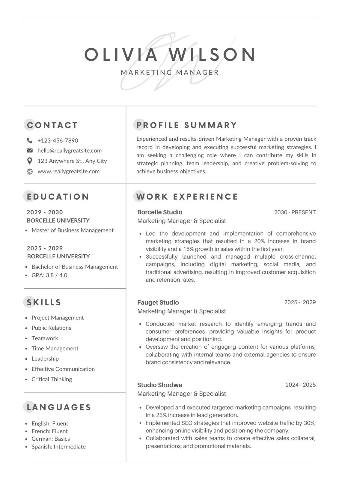 Free Printable Resume Templates You Can Customize Canva Free Printable Resume Templates You Can Customize Canva