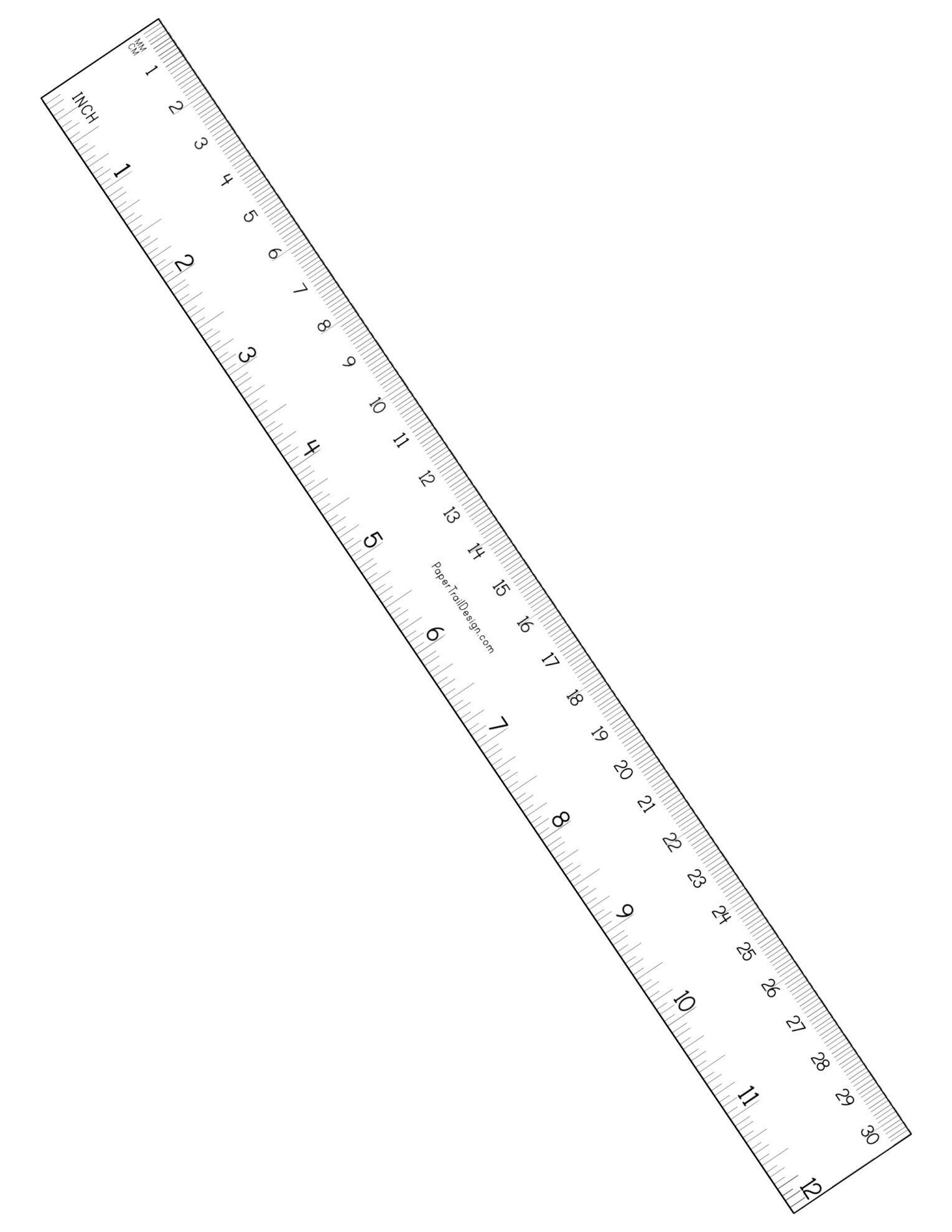Free Printable Ruler inches And Cm Paper Trail Design Worksheets Library