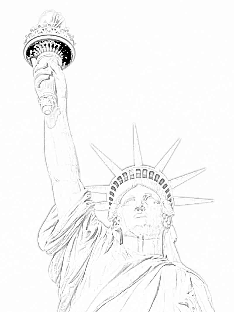 Free Printable Statue Of Liberty Coloring Pages For Kids Free Printable Statue Of Liberty Coloring Pages For Kids
