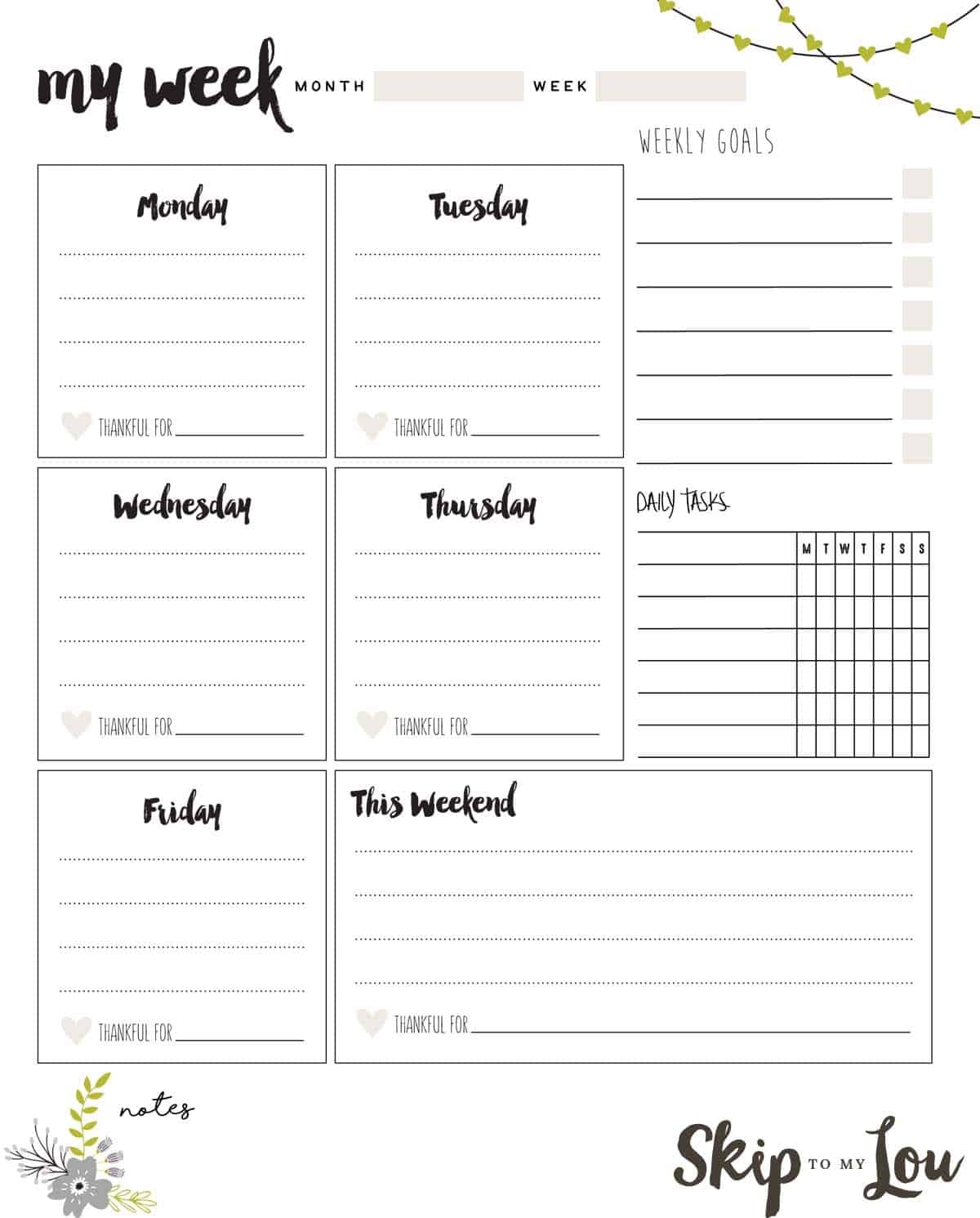 free printable weekly calendar weekly planner free printable weekly calendar weekly planner