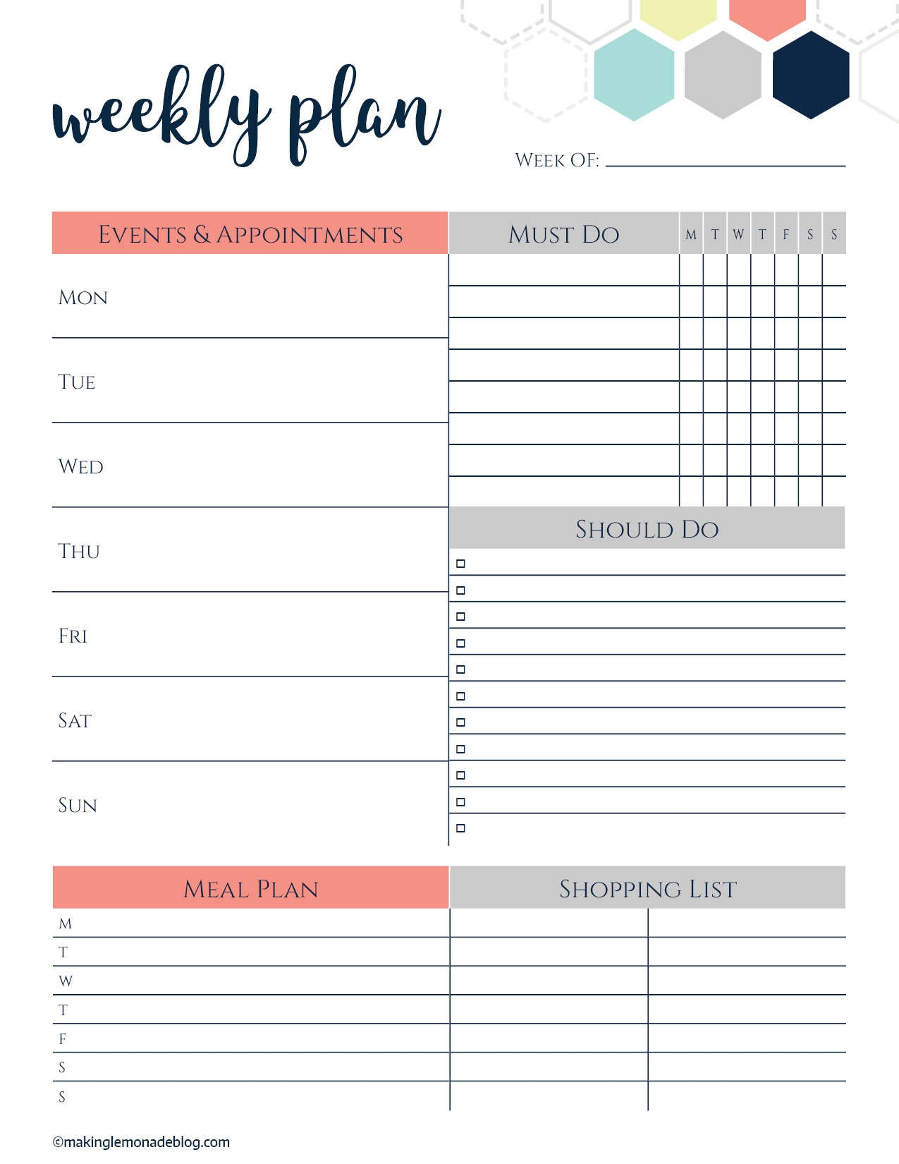 free printable to do this week free printable to do this week