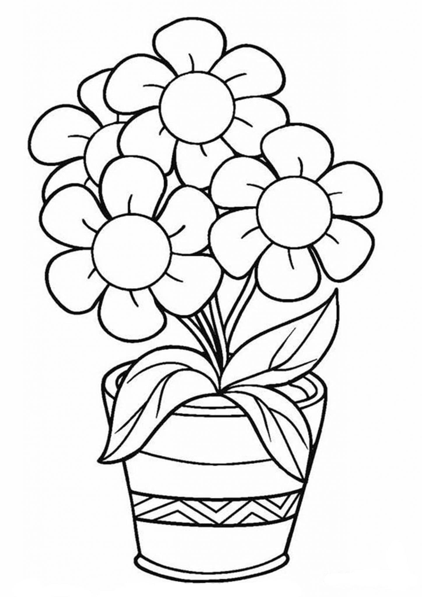flower coloring pages printable