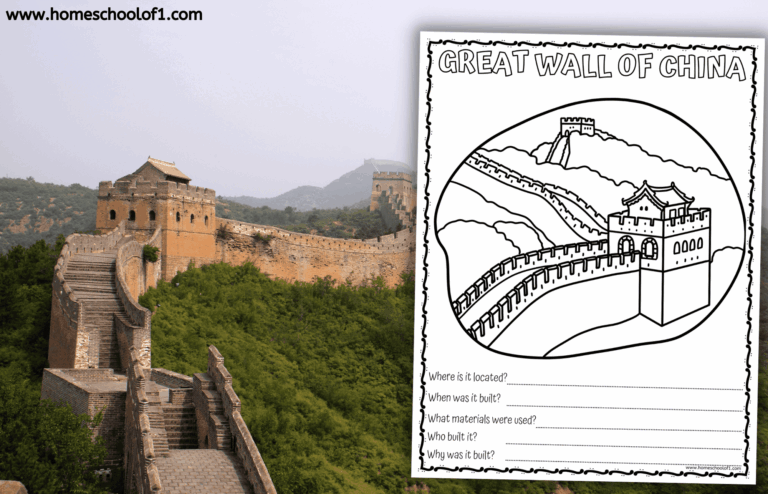 Great Wall Of China Worksheet U0026 Fun Facts For Kids