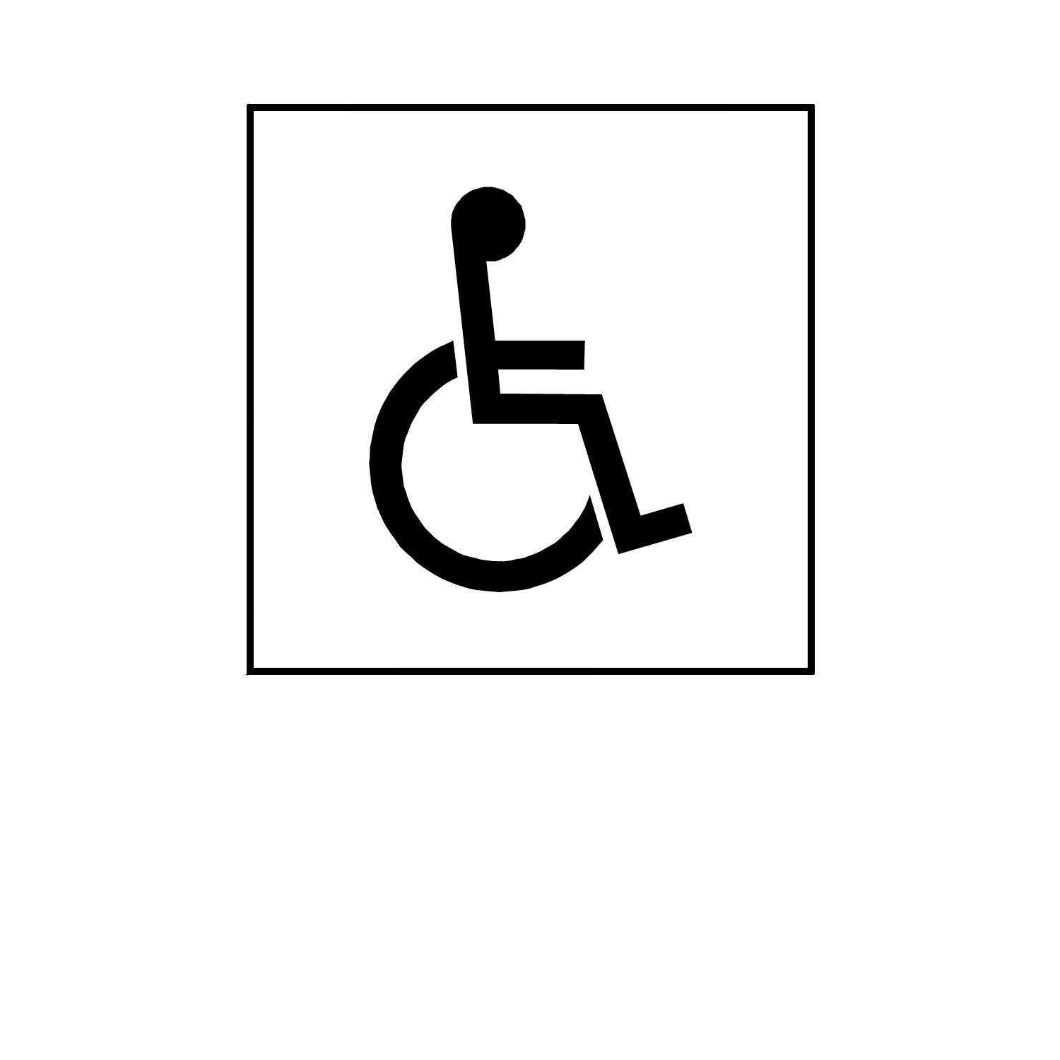 free printables handicap sign free printables handicap sign