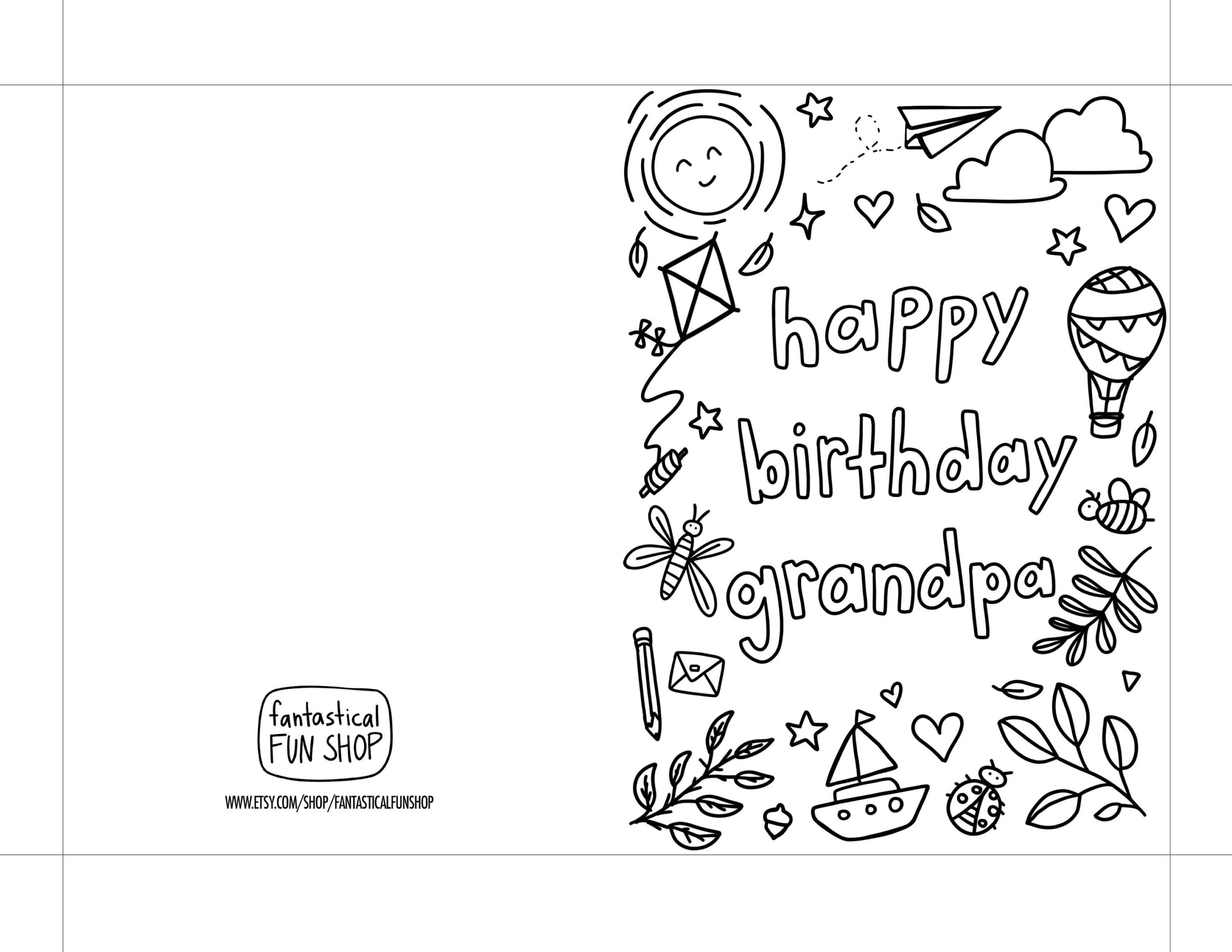 Happy Birthday Grandpa Card For Grandfather From Grandchild PRINTABLE INSTANT DOWNLOAD Colorable Birthday Card From Grandson Granddaughter Etsy Happy Birthday Grandpa Card For Grandfather From Grandchild PRINTABLE INSTANT DOWNLOAD Colorable Birthday Card From Grandson Granddaughter Etsy