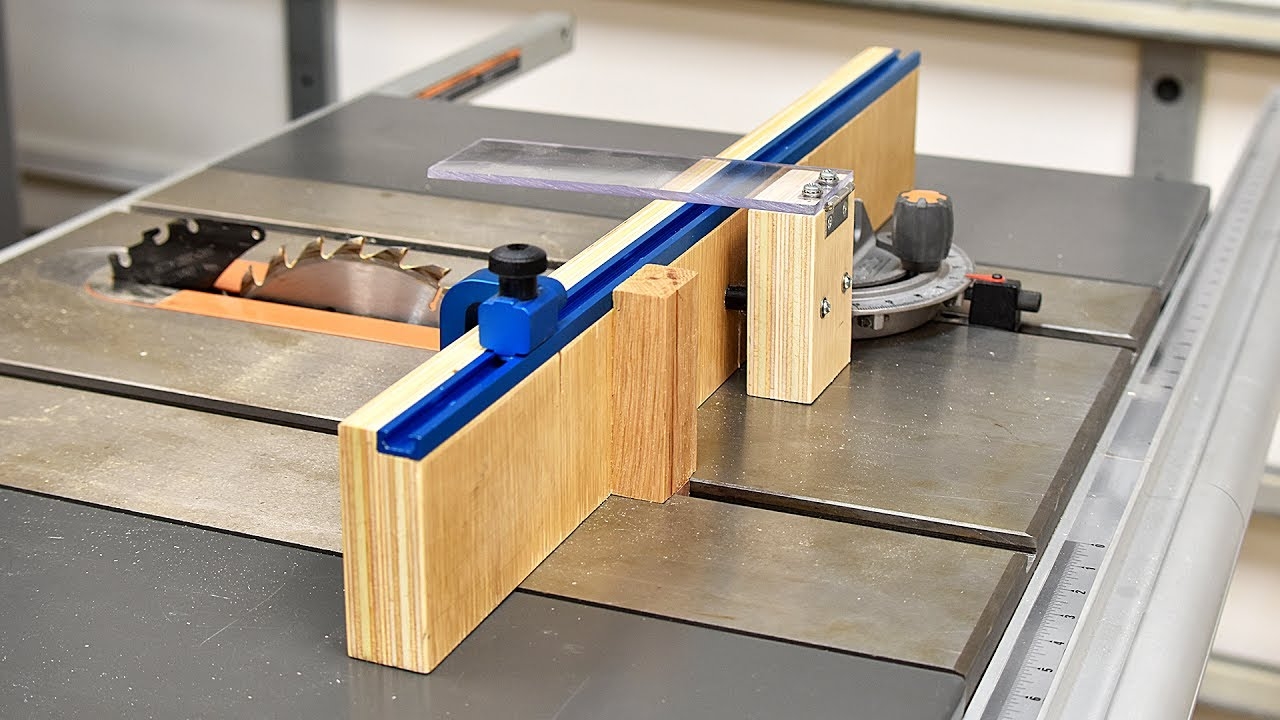 How To Make A Crosscut Jig For Your Table Saw YouTube