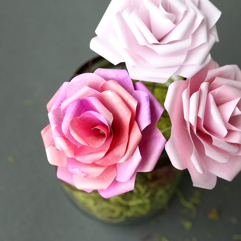 free printable crafts origami rose