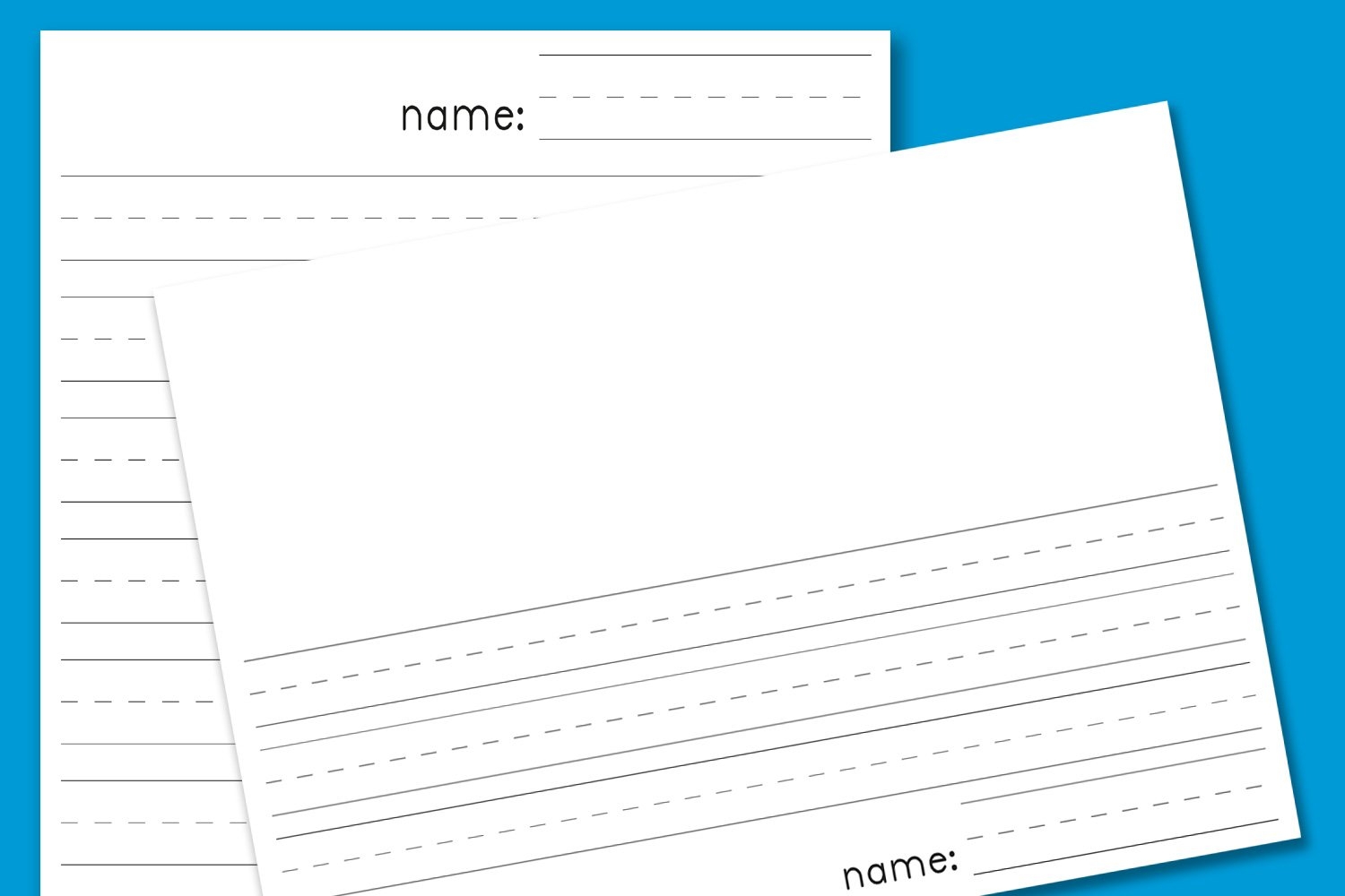free printable big pencil notepad