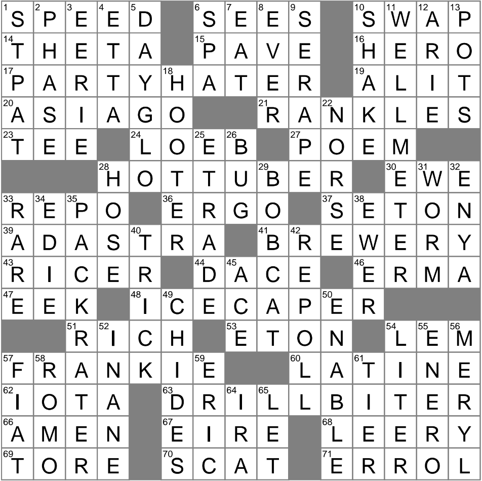 greek letter i crossword clue