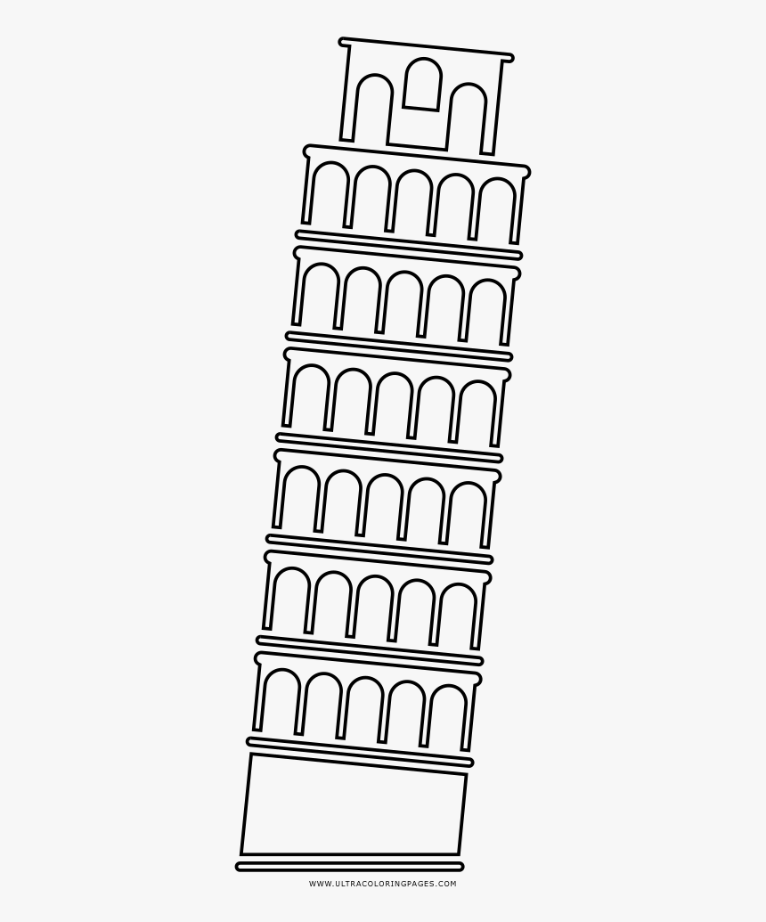 free printable pics leaning tower of pisa