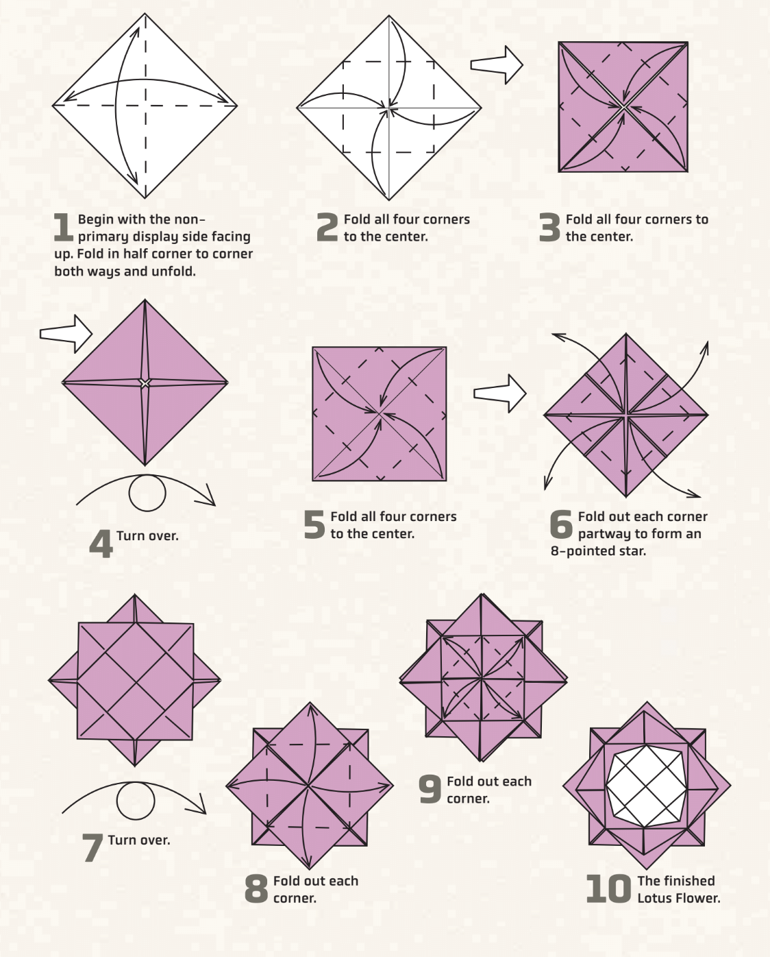 Learn To Fold Origami Lotus Flower Tuttle Publishing