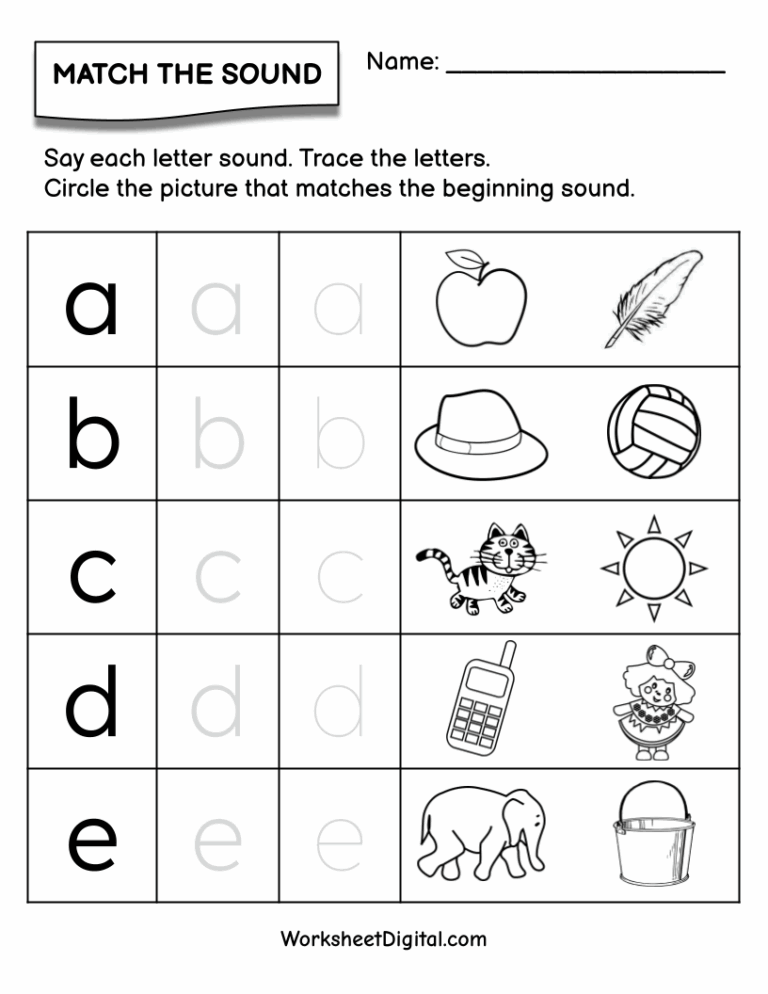 Letter Sound A E Worksheet Digital 1 Teacher Made Resources