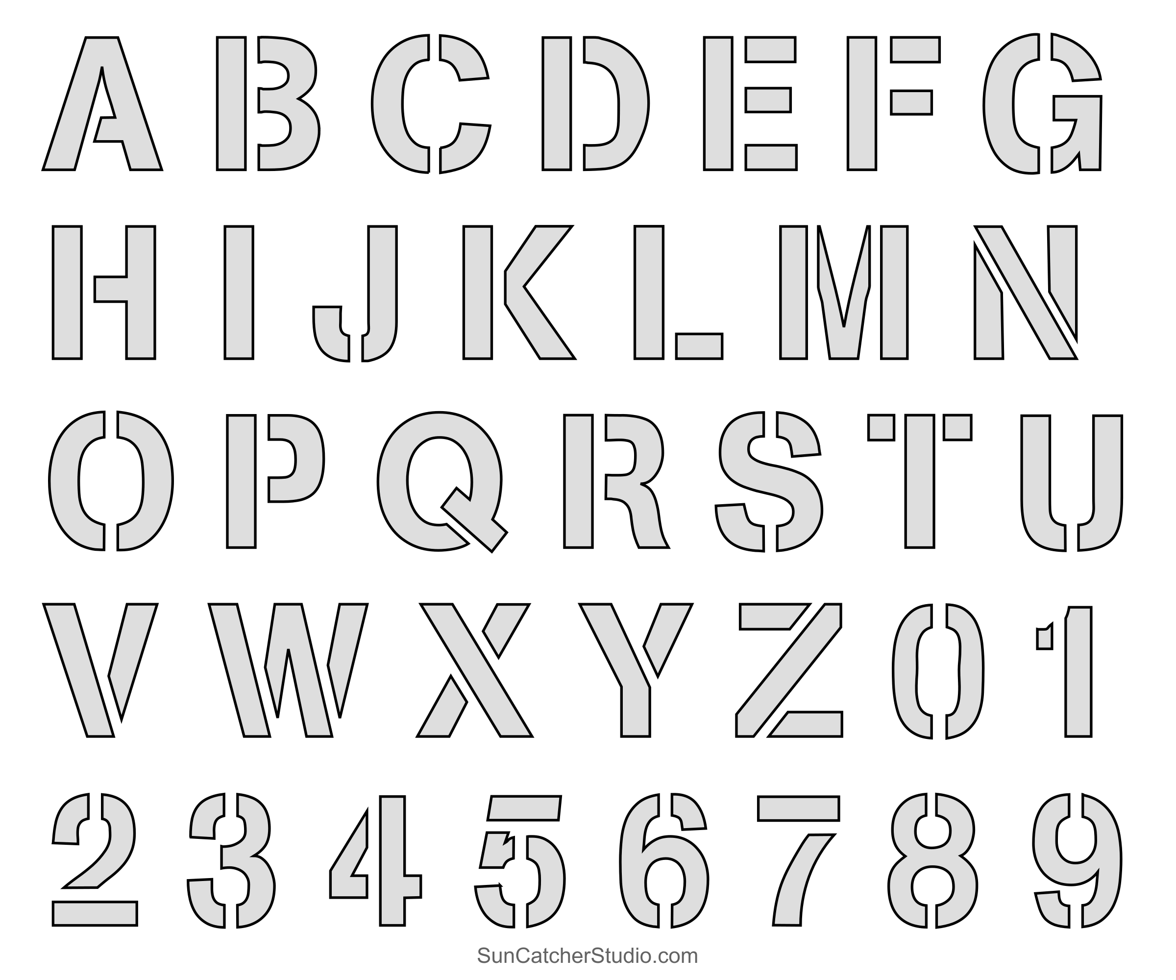 Letter Stencils Printable Alphabet Font Templates Patterns Free Printables Monograms Design Tools Patterns U0026 DIY Projects Letter Stencils Printable Alphabet Font Templates Patterns Free Printables Monograms Design Tools Patterns U0026 DIY Projects