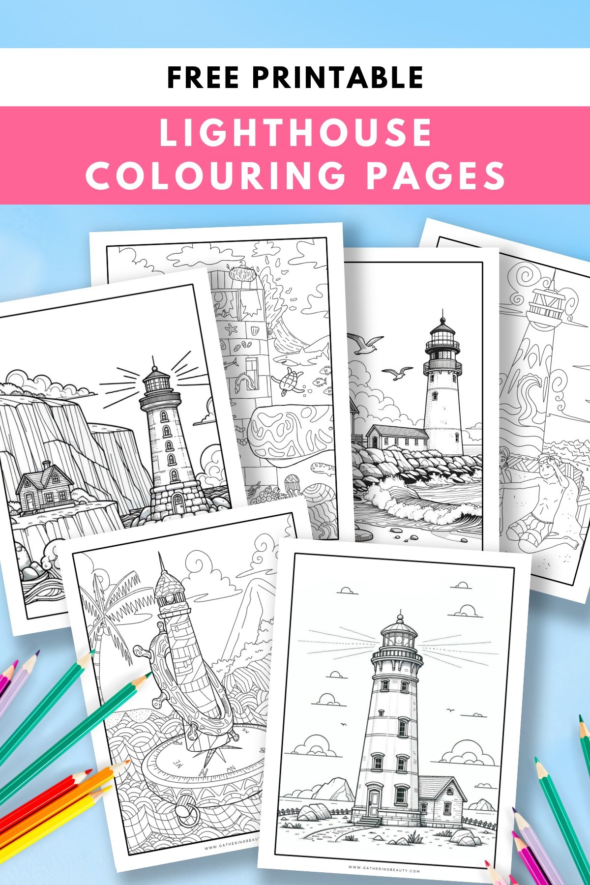 Lighthouse Colouring Pages Free Printable Gathering Beauty Lighthouse Colouring Pages Free Printable Gathering Beauty