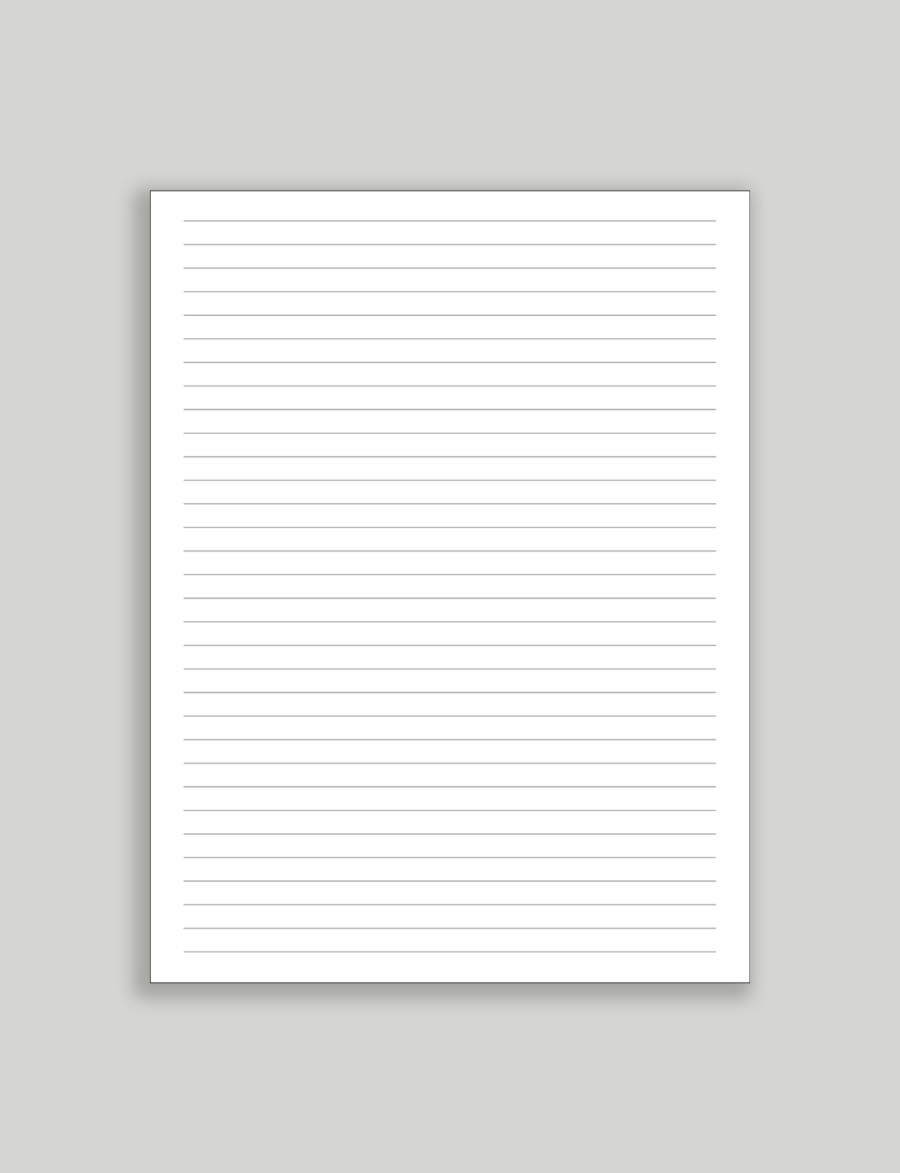 lined paper printable