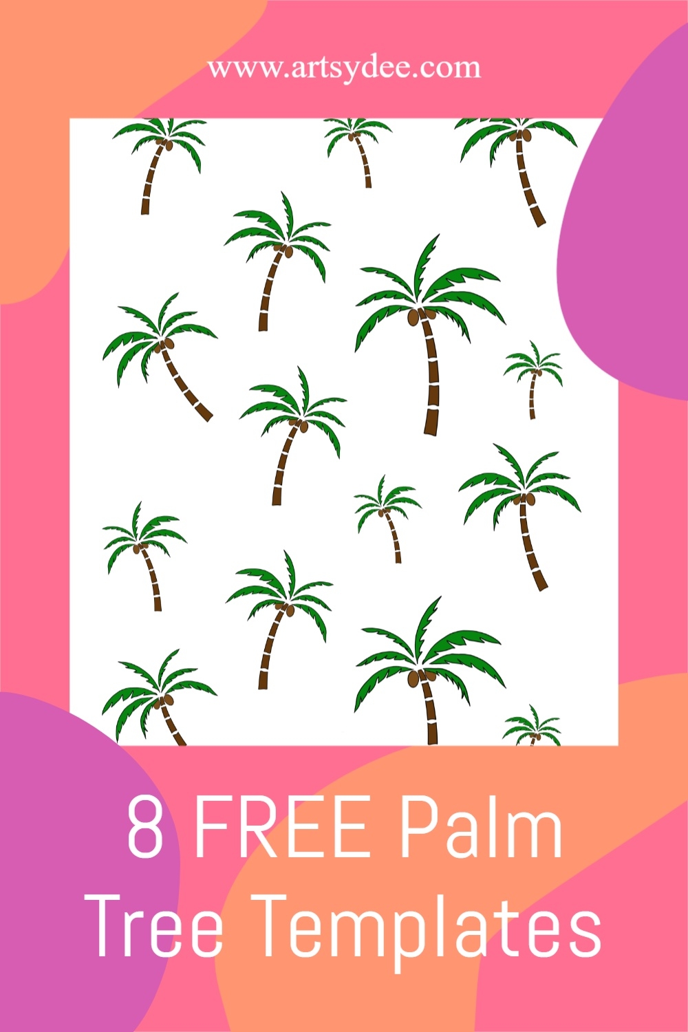 Looking For A Palm Tree Template 8 Free Palm Tree Printables For Your Creative Projects Artsydee Drawing Painting Craft U0026 Creativity