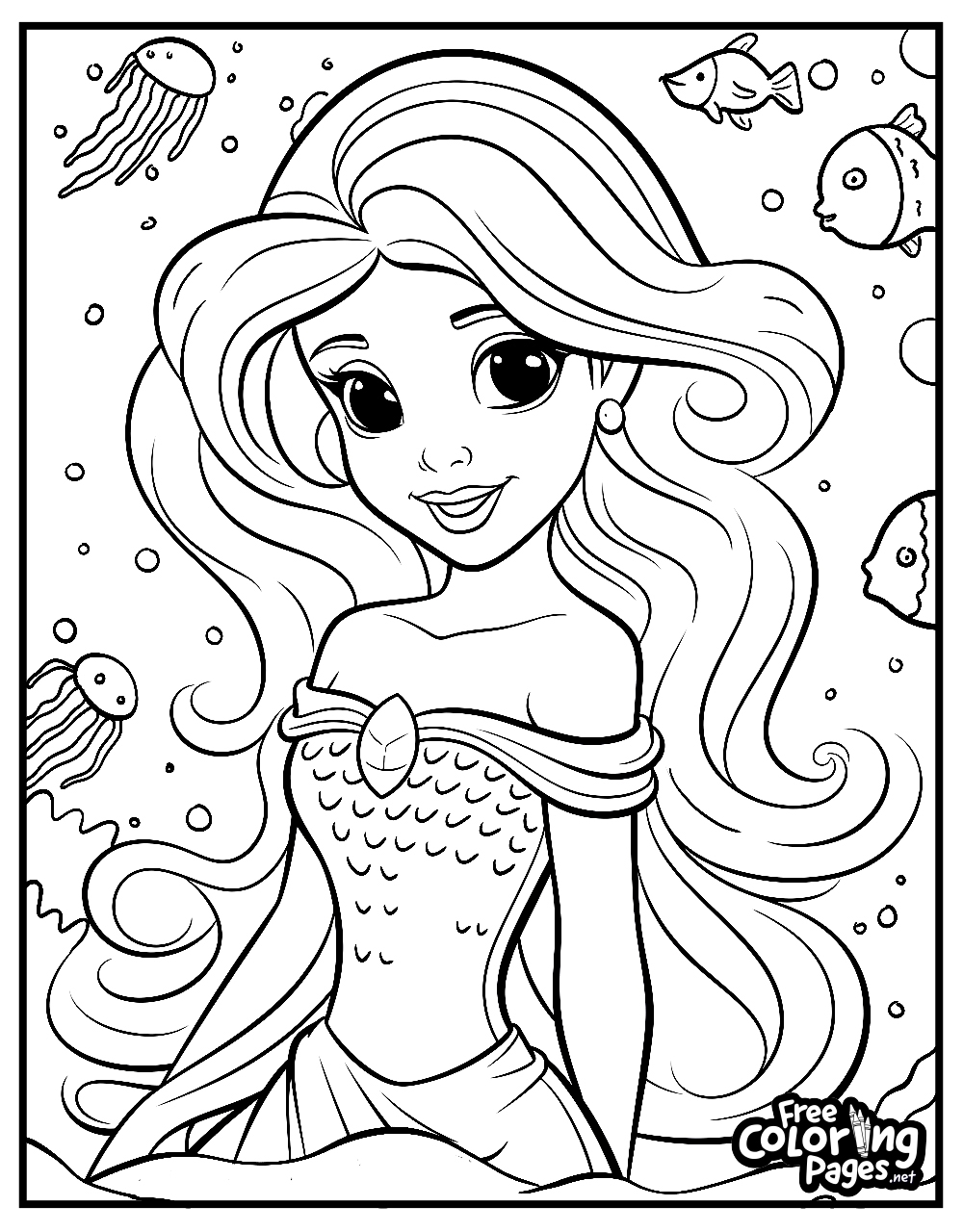 free printable coloring sheets mermaids