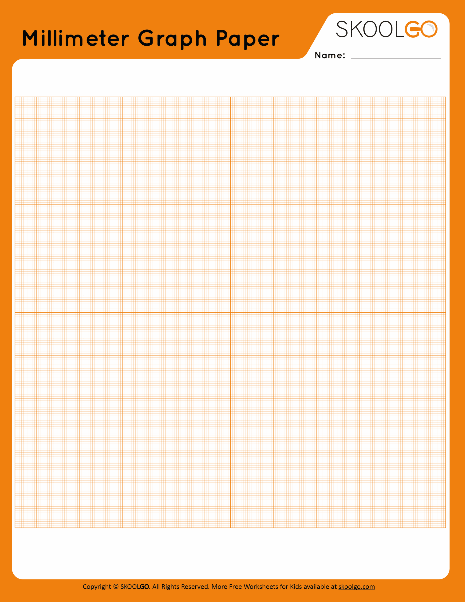 Millimeter Graph Paper SKOOLGO