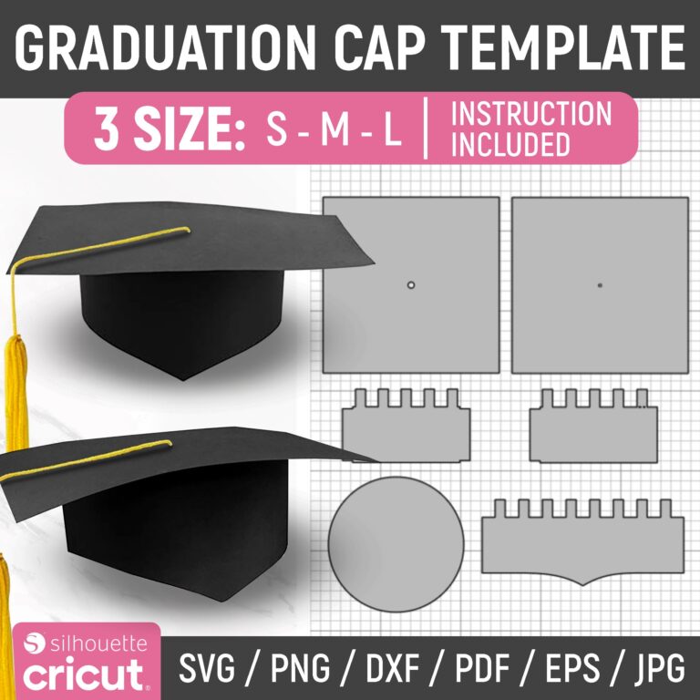 Mortarboard Template Etsy Australia