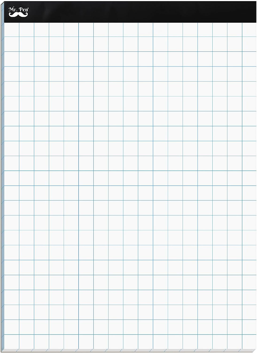 Mr Pen Graph Paper 2X2 2 Squares Per Inch 8 5