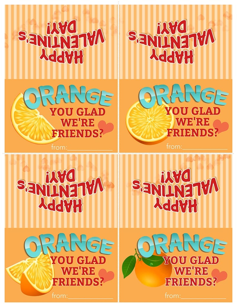 free printables orange