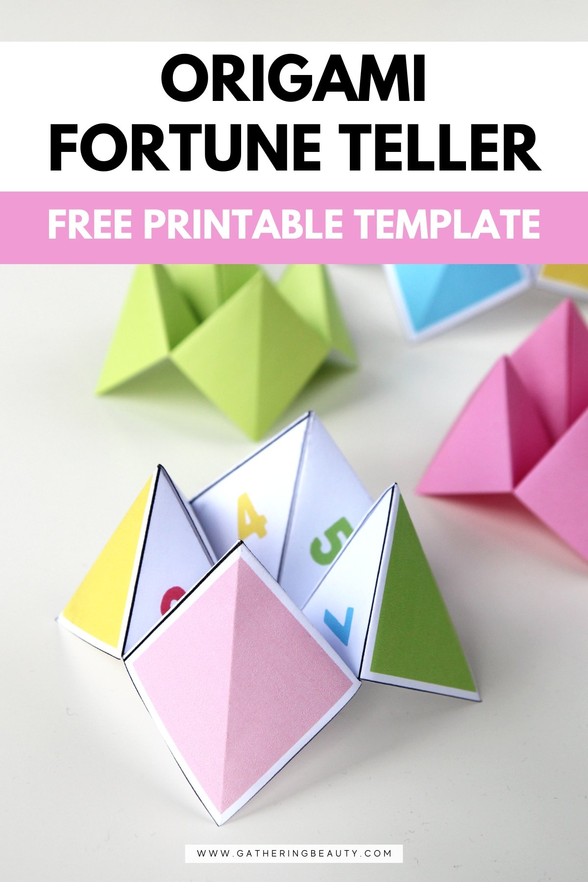 Origami Fortune Teller Free Printable Gathering Beauty Origami Fortune Teller Free Printable Gathering Beauty