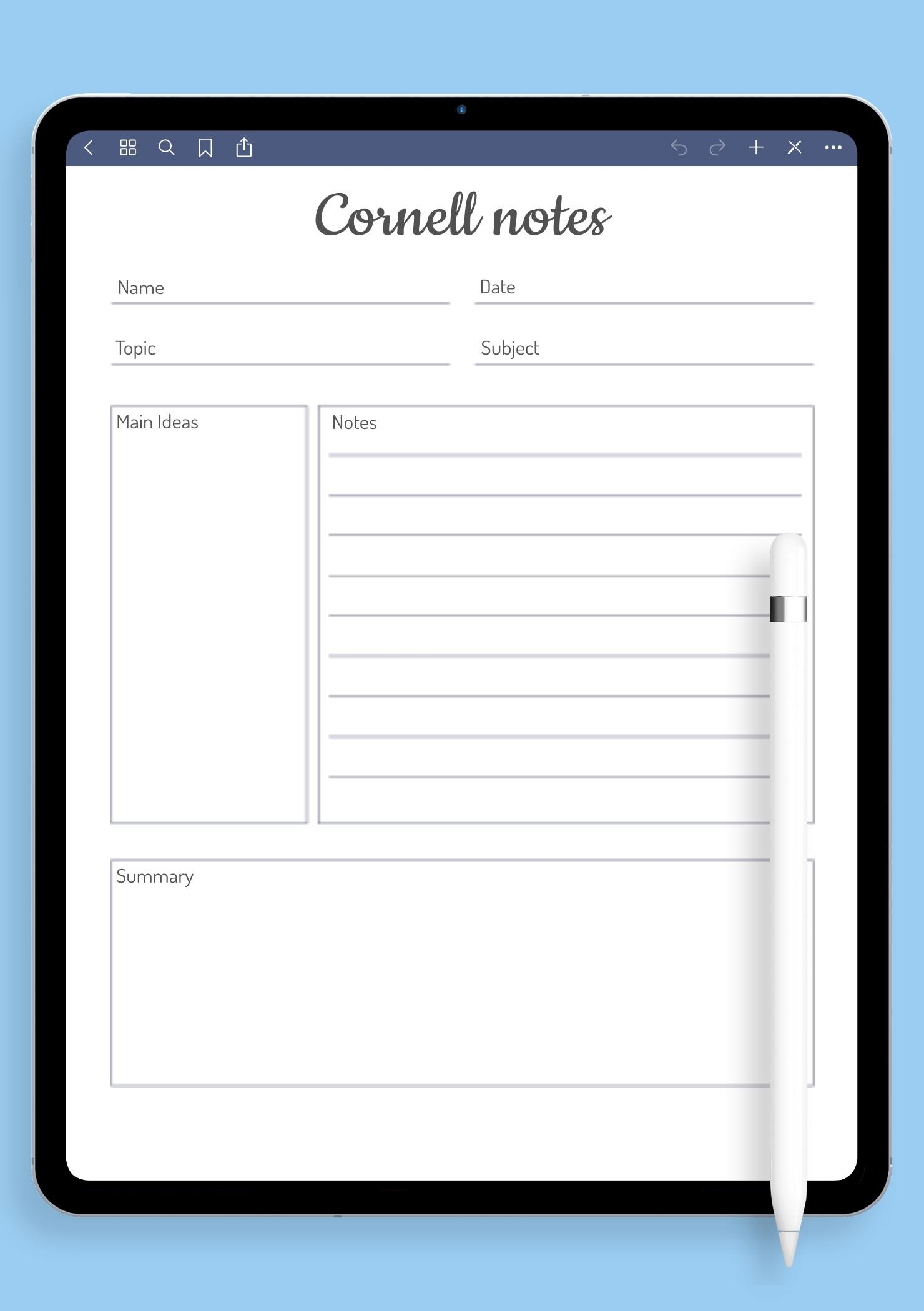 free printable cornell graph paper